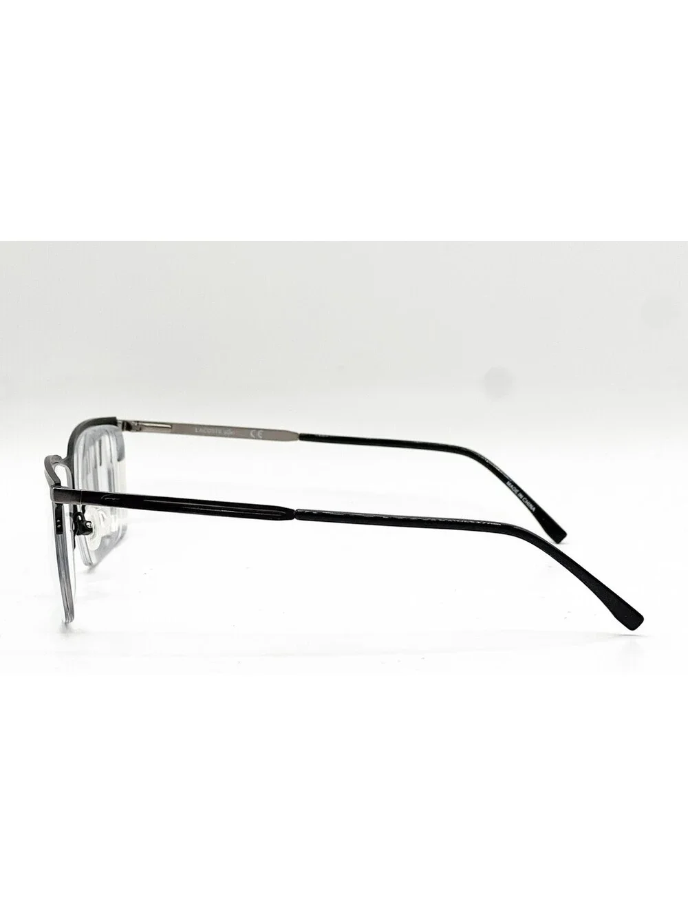 Lacoste L2268 001 Black Semi Rimless Authentic Eyeglass Frames 57-21